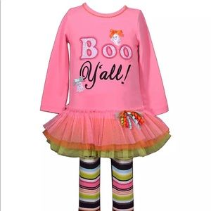 Bonnie Jean Baby Girls Boo Y'all Top & Leggings
